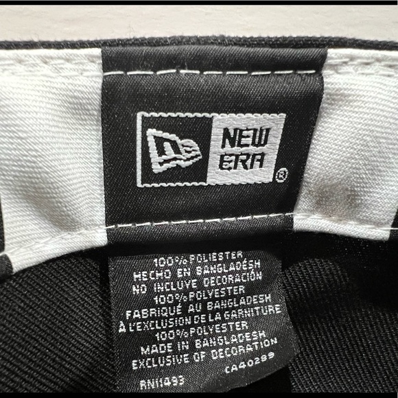 New Era, 59Fifty Fitted Hat, Brooklyn Nets, Black, White & Pink - Picture 9 of 9